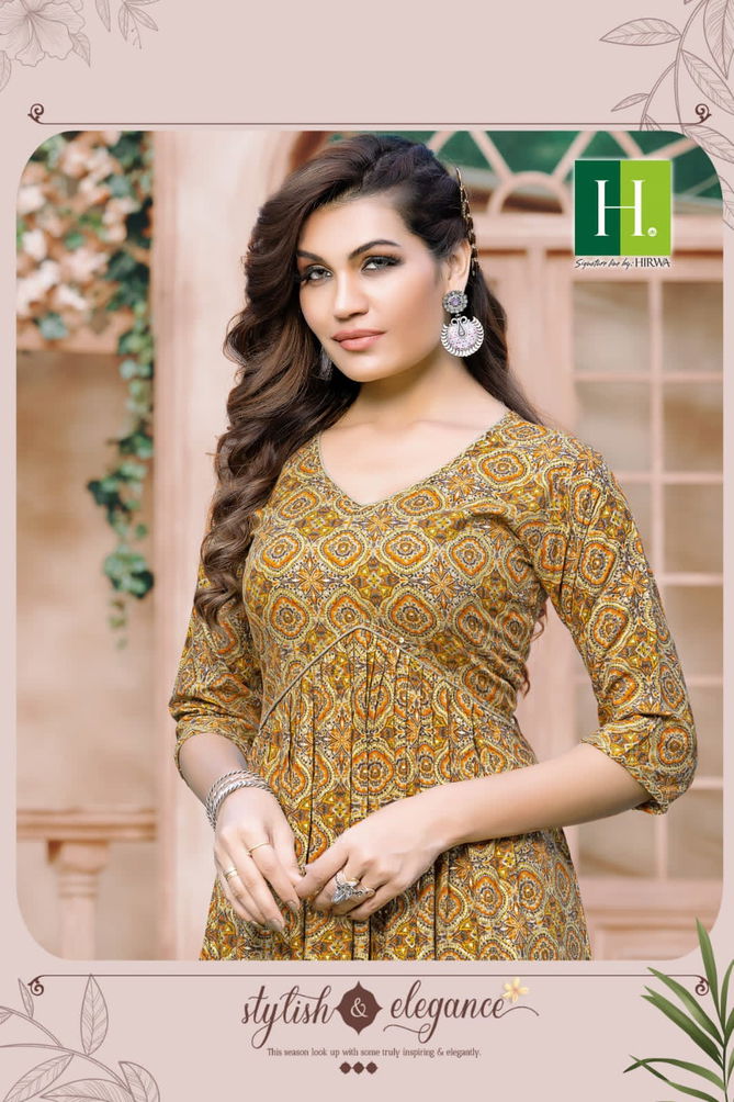 Alia By Hirwa 101-108 Party Wear Kurtis Catalog